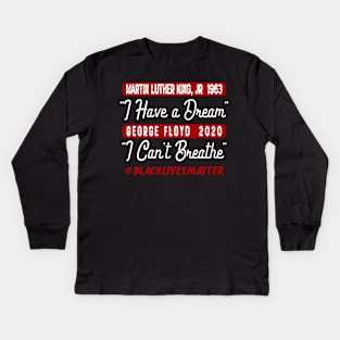 Black lives matter Kids Long Sleeve T-Shirt